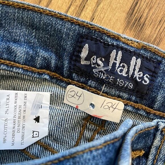 LES HALLES FLARE BOTTOM JEANS. NEW - Picture 10 of 11